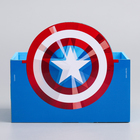 Органайзер для канцелярии "Капитан Америка", Мстители, 150 х 100 х 80 мм - Фото 3