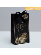Пакет подарочный с лентой, упаковка, «Gift for you», 13 х 23 х 7 см 4753262 - фото 16592376