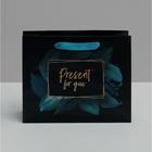 Пакет подарочный ламинированный горизонтальный, упаковка, «Present for you», 22 х 17.5 х 8 см - Фото 3