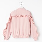 Жакет для девочки MINAKU: cotton collection, цвет розовый, рост 140 см - фото 61529132