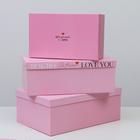 Набор коробок 15 в 1, упаковка подарочная, «Розовый градиент», 12 х 6.8 х 4 см - 46.6 х 30.2 х 17.5 см - Фото 5
