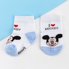 Набор носков "I Love Mickey" Микки Маус, 2 пары, 6-8 см - Фото 2