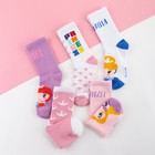 Набор носков "Princess" Принцессы, 5 пар, 14-16 см - фото 34336453