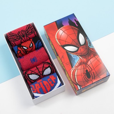 Носки детские Человек-Паук, 5 пар, 18-20 см