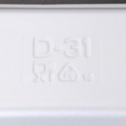 Подложка-лоток для продуктов, 22,5×13,5×3,2 см, цвет белый - Фото 3