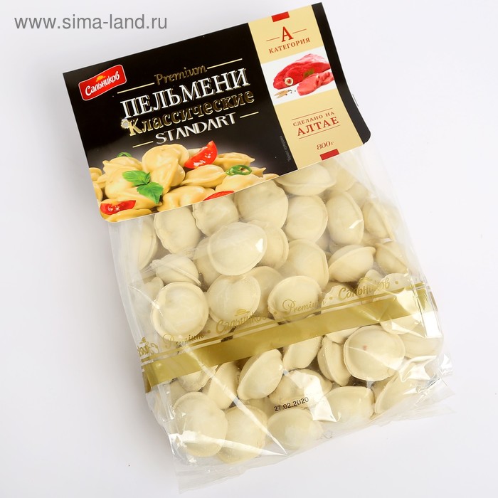 Пельмени Сальников домашние, 800 г, артикул 100029549393, цена 250 р., фото и от