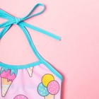 Купальник для девочки KAFTAN «Мороженки», рост 110-116 см (32), цвет розовый - фото 21077675