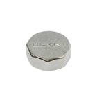 Заглушка "CTM", 1", внутренняя резьба, никелированная латунь - Фото 1