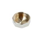 Заглушка "CTM", 1", внутренняя резьба, никелированная латунь - Фото 2
