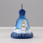 Свеча декоративная "Колокольчик Рождественский", малая, 6х6х7 см - Фото 2