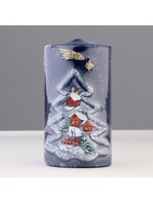 Свеча - цилиндр «Рождественский вечер», 6×8×15 см - Фото 5