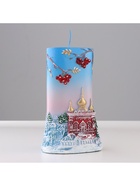 Свеча - цилиндр «Зимняя рябина», 9.5×4×15.5 см - Фото 3