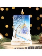 Свеча-цилиндр «Церковь на горке», 7.5×4×11 см - Фото 2