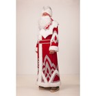Карнавальный костюм «Дед Мороз», вышивка серебро, шуба, шапка, варежки, борода, р. 54-56, рост 188 см - фото 2068561