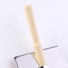 Пуходерка Wood средняя с каплями, деревянная ручка, 9×12 см - Фото 4