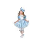 Карнавальный костюм «Мальвина», платье, повязка, р. 34, рост 134 см - фото 4988085