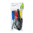 Набор садового инструмента, 5 предметов: 2 совка, рыхлитель, вилка, корнеудалитель, длина 27 см, пластиковые ручки, цвет МИКС, Greengo - Фото 7