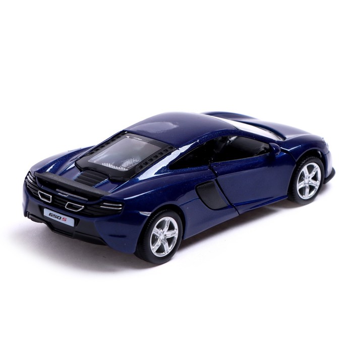 Машина металлическая MCLAREN 650S, 1:32, открываются двери, инерция, цвет синий - фото 1905660817