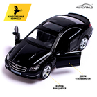 Машина металлическая MERCEDES-BENZ CLS63 AMG, 1:32, открываются двери, инерция, цвет чёрный - Фото 3