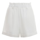 Шорты женские MINAKU: Enjoy цвет белый, р-р 42 - фото 27594975