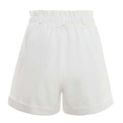 Шорты женские MINAKU: Enjoy, белые, размер 42