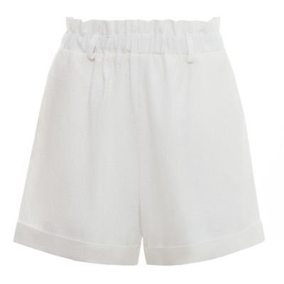 Шорты женские MINAKU: Enjoy, белые, размер 42