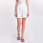 Шорты женские MINAKU: Enjoy, белые, размер 50 - фото 54710624