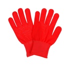 Перчатки садовые, х/б, с нейлоновой нитью, с ПВХ точками, размер 8, красные, Greengo - Фото 7
