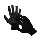 Перчатки садовые, х/б, с нейлоновой нитью, с ПВХ точками, размер 9, чёрные, Greengo - Фото 6