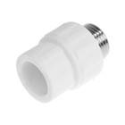 Муфта переходная VALFEX PRO, d=20 мм x 1/2", наружная резьба, полипропиленовая (комплект 30 шт) - фото 21078147