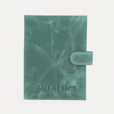 Обложка для автодокументов, цвет зелёный