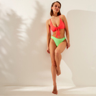 Плавки купальные женские MINAKU Summer time, размер 44, цвет лайм - Фото 4