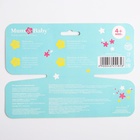 Нагрудник для кормления M&B «ТРЕНД. Принцессы» непромокаемый на липучке, МИКС - Фото 5