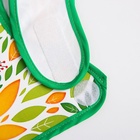 Нагрудник для кормления M&B «Мишка» непромокаемый на липучке, с карманом - Фото 7