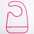 Нагрудник для кормления M&B «ТРЕНД. Которусалка» непромокаемый на липучке, с карманом - Фото 6