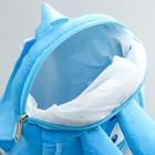 Рюкзак детский плюшевый на молнии, с карманом, 22 см × 6 см × 19 см «Крош», Смешарики - Фото 5