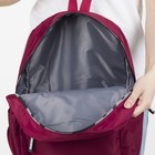 Рюкзак школьный с водонепроницаемым замком, цвет бордовый - Фото 6
