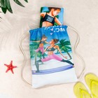 Полотенце пляжное в сумке Этель «Yoga mom» 70х140 см, микрофибра - Фото 5