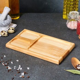 Блюдо для подачи суши "Классик", 25х15 см, массив ясеня