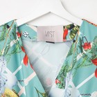 Платье женское MIST на запахе, р-р 48-50, бирюза - Фото 6