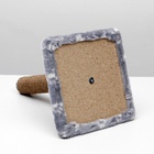 Когтеточка «Радость», 30×30×40 см, на подставке, джут, серая - Фото 5