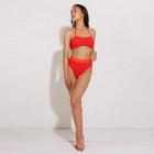 Плавки купальные женские MINAKU Summer, размер 44, цвет красный - Фото 4