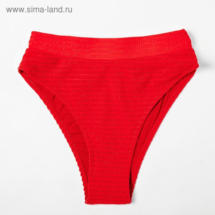 Плавки купальные женские MINAKU Summer, размер 44, цвет красный - Фото 1