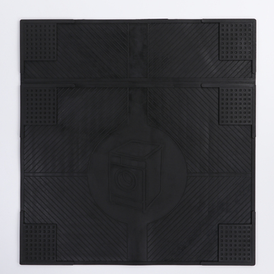 Коврик антивибрационный 65×62×0,7 см, цвет чёрный