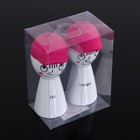 Набор для соусов и масел 100 мл "Смешной человечек", 2 шт, цвет малиновый - Фото 4