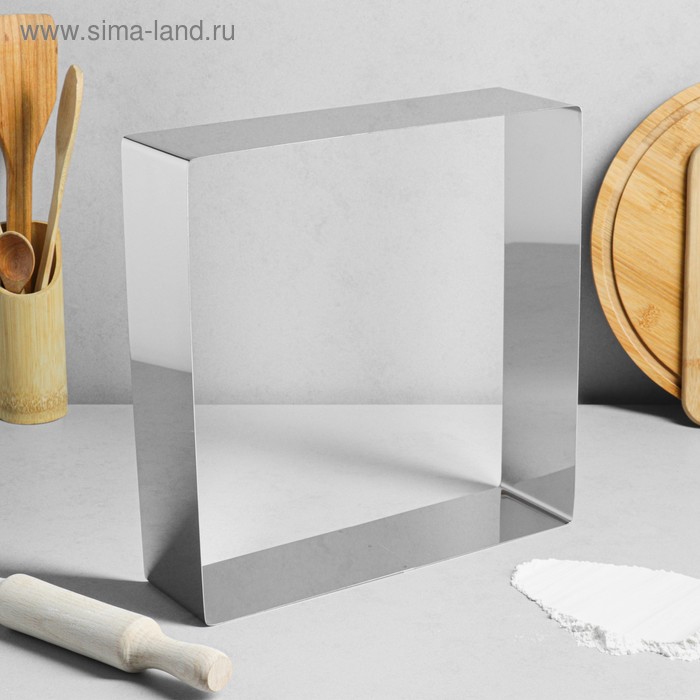 Форма для выпечки и выкладки "Квадрат", H-8,5 см, 30 х 30 см - Фото 1