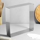 Форма для выпечки и выкладки "Квадрат", H-8,5 см, 32 х 32 cм - Фото 1