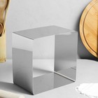 Форма для выпечки и выкладки «Квадрат», h=12 см, 18×18 см, нержавеющая сталь - Фото 1