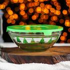 Набор салатников с крышками «Новый год», 5 шт: 130/200/350/500/900 мл, цвет зелёный - Фото 3