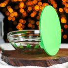 Набор салатников с крышками «Новый год», 5 шт: 130/200/350/500/900 мл, цвет зелёный - Фото 4